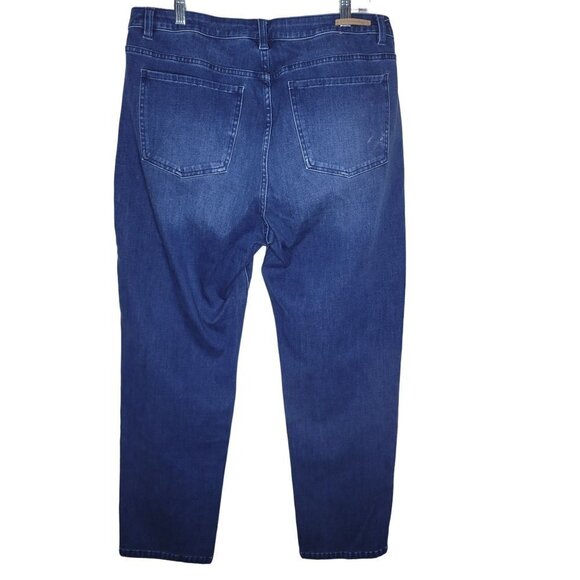 Soft Surroundings Sz 14 The Ultimate Girlfriend Medium Wash Hi-Rise Denim Jeans - Picture 11 of 11